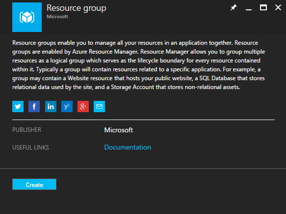 Microsoft Azure Resource Group